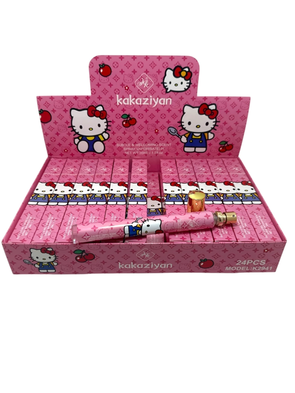 Perfume en tubito Kakaziyan Hello Kity 35ml